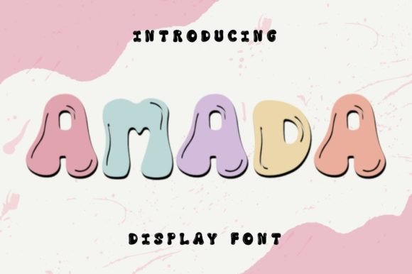 Amada Font for Festive and Creative Design Projects