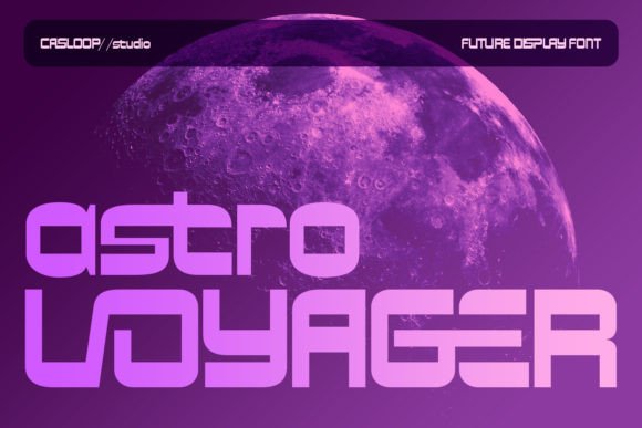 Astro Voyager Font for Futuristic Branding