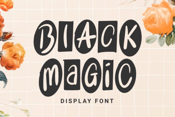 Black Magic: A Playful Display Font for Bold Editorial Design