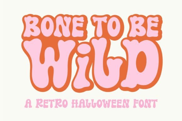 Bone to Be Wild Font for Spooky October Creations