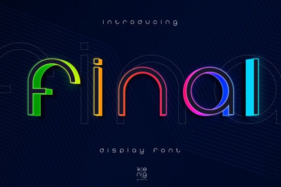 Final: A Modern Display Font for Bold Visual Communication