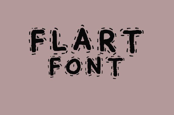 Flart: A Playful Display Font for Business Branding