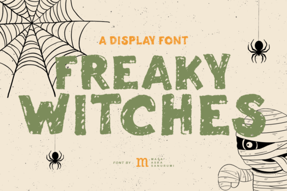 Freaky Witches Font for Spooky Campaign Designs