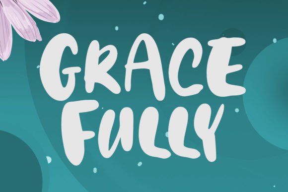 Gracefully: A Handwritten Font for Editorial Design and Branding