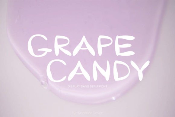 Grape Candy Font for Eye-Catching Campaign Designs