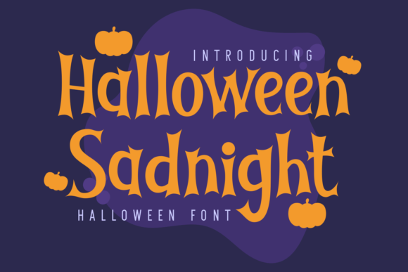 Halloween Sadnight Font for Spooky Branding and Creative Projects