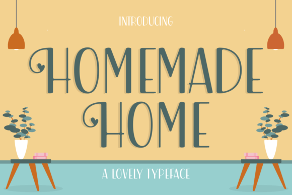 Homemade Home Font for Dreamy Craft Projects