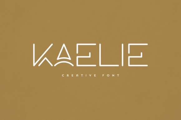 Kaelie Display Font for Handmade Creations