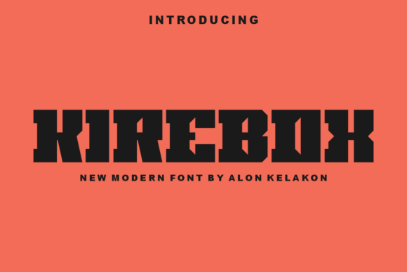 Kirebox Display Font for Bold Editorial Design
