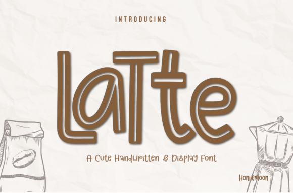 Latte: A Cool and Fun Display Font for Your Brand
