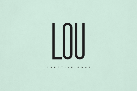 Lou: A Display Font for Modern Web Design