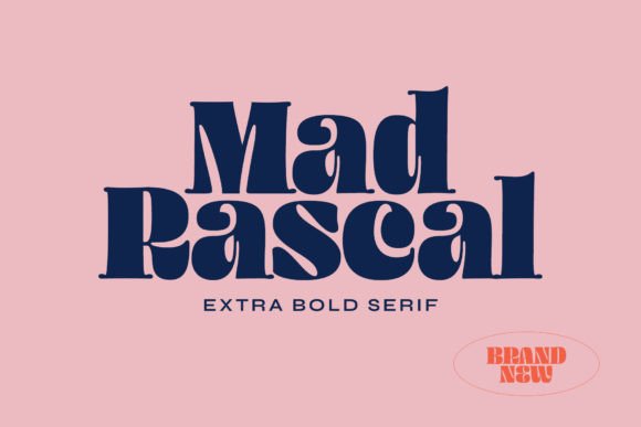 Mad Rascal: A Bold Display Font for Handmade Creations