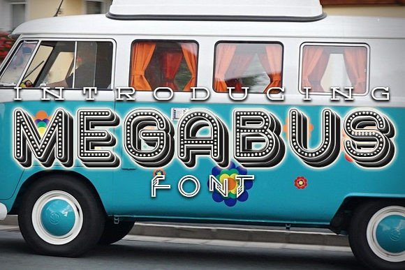 Megabus Font for Editorial Design and Creative Projects