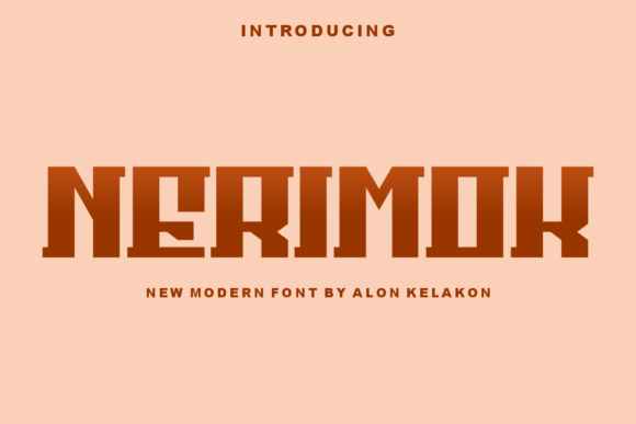 Nerimok: A Modern Display Font for Polished Branding