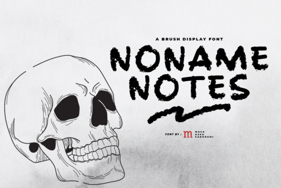 Noname Notes: A Spooky Display Font for Creative Makers