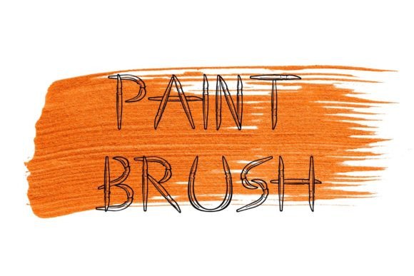 Paint Brush: A Quirky Display Font for Creative Campaigns