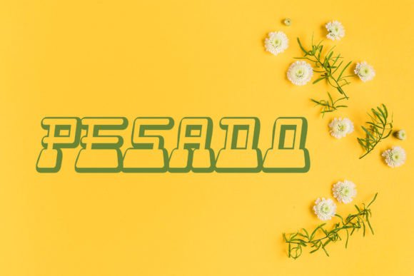 Pesado Display Font for Modern Branding Projects