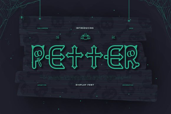 Petter Font: A Unique Display Font for Creative Projects