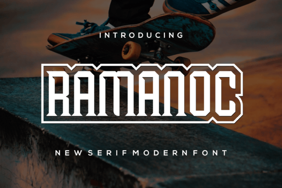 Ramanoc: A Modern Display Font for Creative Projects