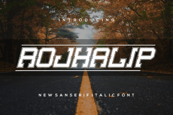 Rojhalip: Modern Display Font for Digital Creativity