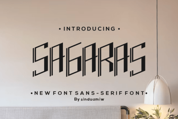 Sagaras Font for Creative Makers and Handmade Sellers