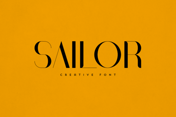 Sailor Display Font for Modern Web Design