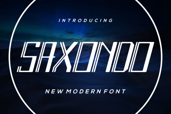 Saxondo: Modern Display Font for Bold Campaign Designs