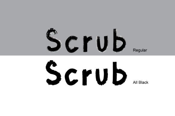 Scrub Font for Creative Projects and Branding