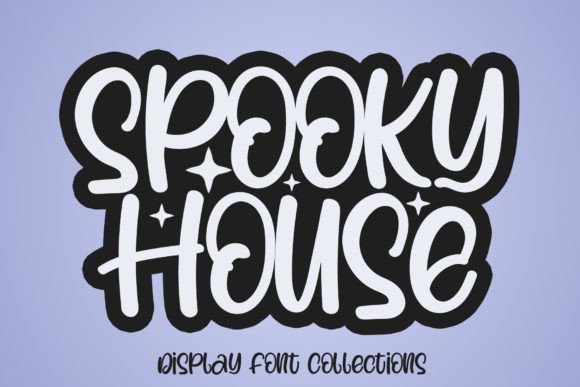 Spooky House Font for Editorial Design and Creative Projects