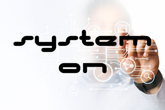 System On: A Futuristic Display Font for Bold Digital Branding