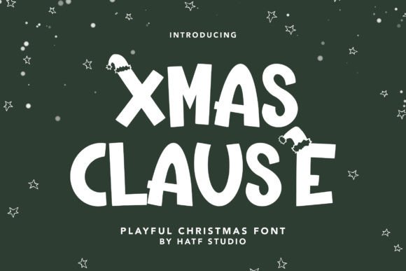 Xmas Clause: A Playful Christmas Font for Creative Projects